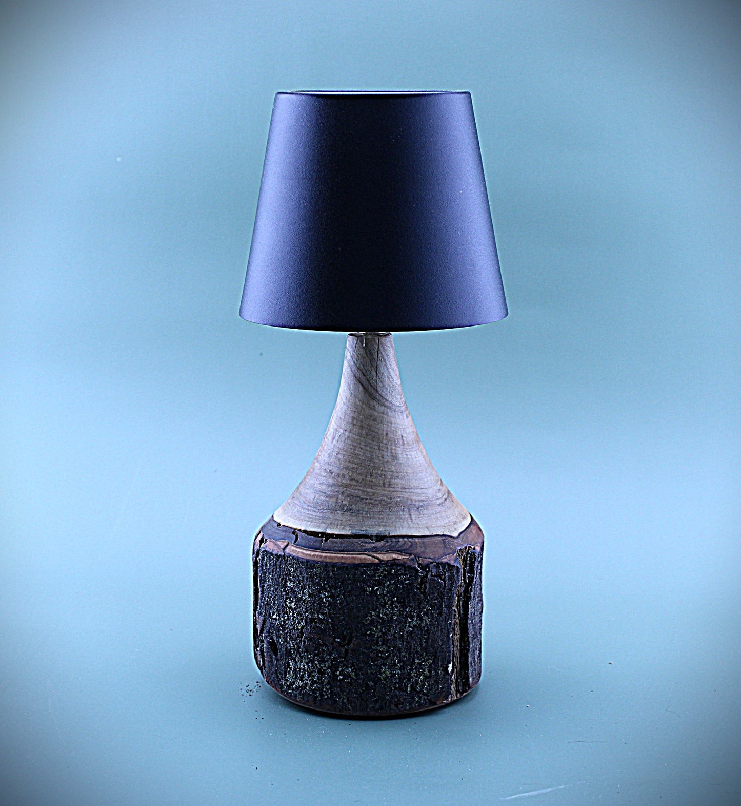 Handcrafted Wood LED Cordless Lamp