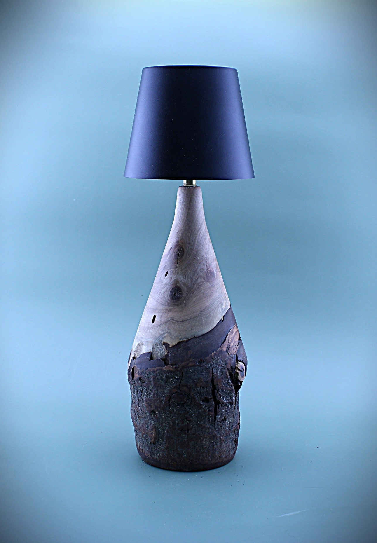 Handcrafted Wood LED Cordless Lamp