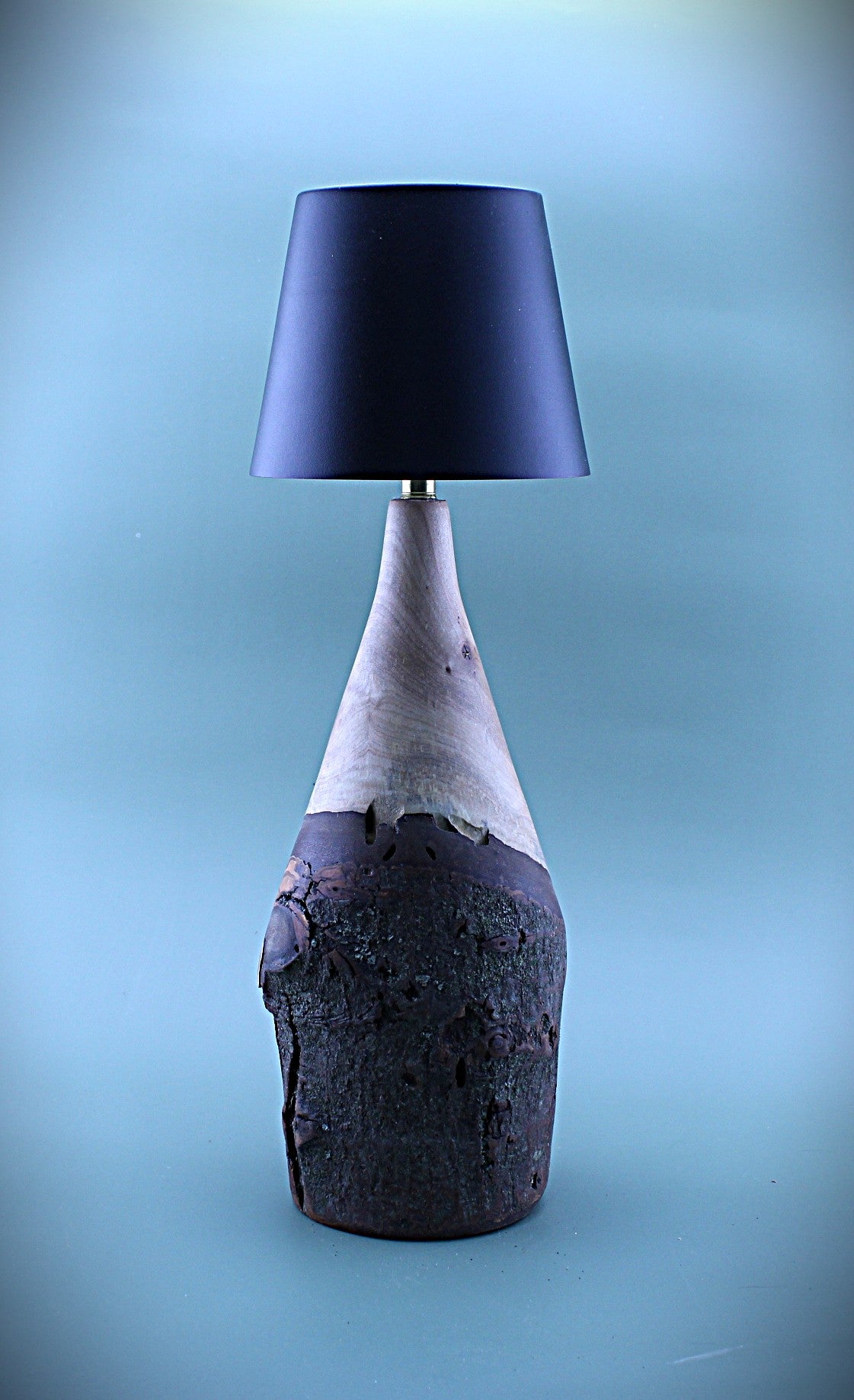 Handcrafted Wood LED Cordless Lamp