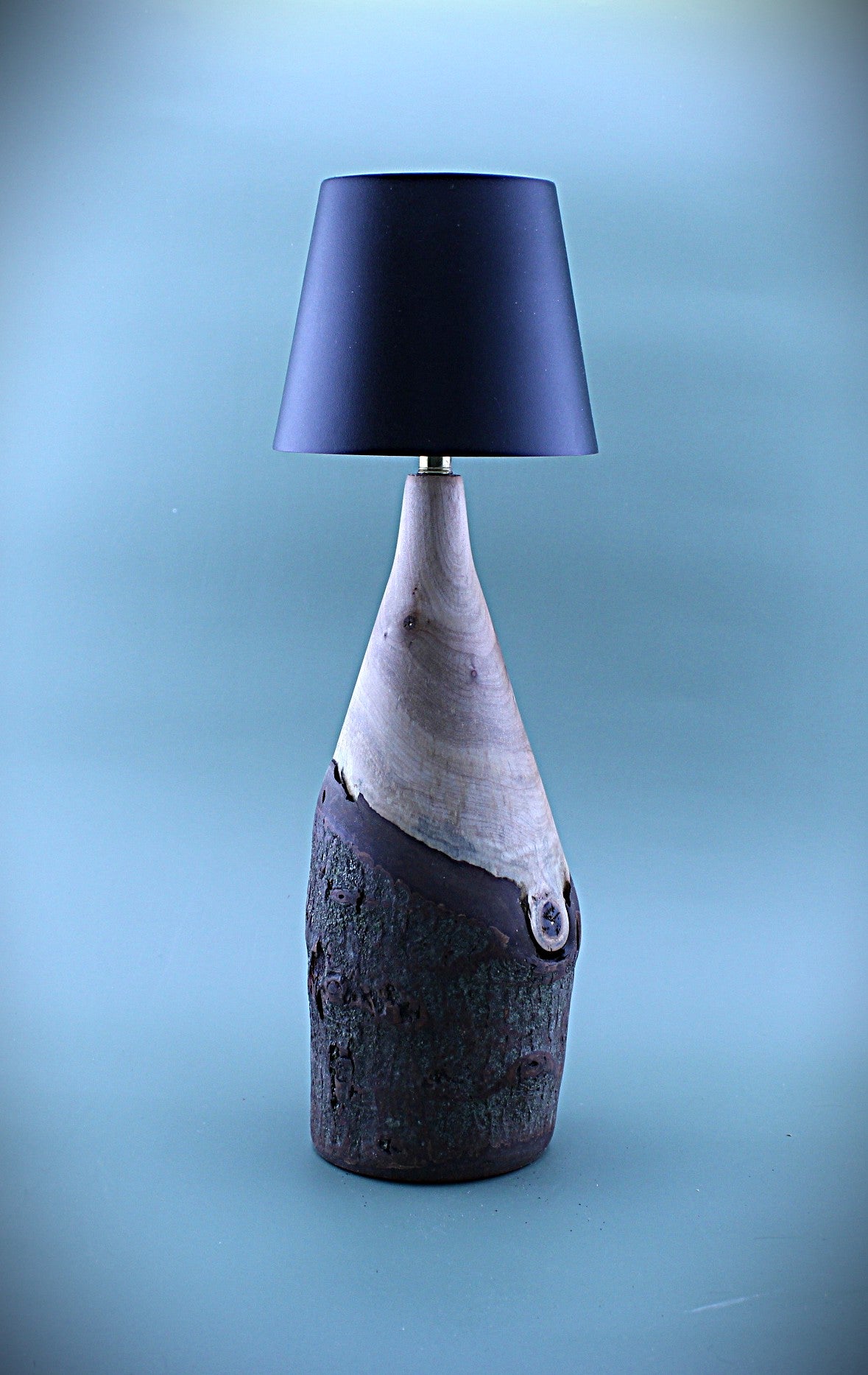 Handcrafted Wood LED Cordless Lamp