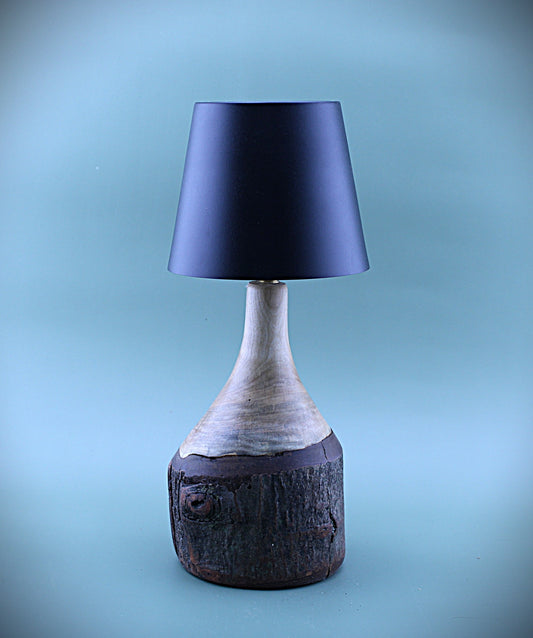 Handcrafted Wood LED Cordless Lamp