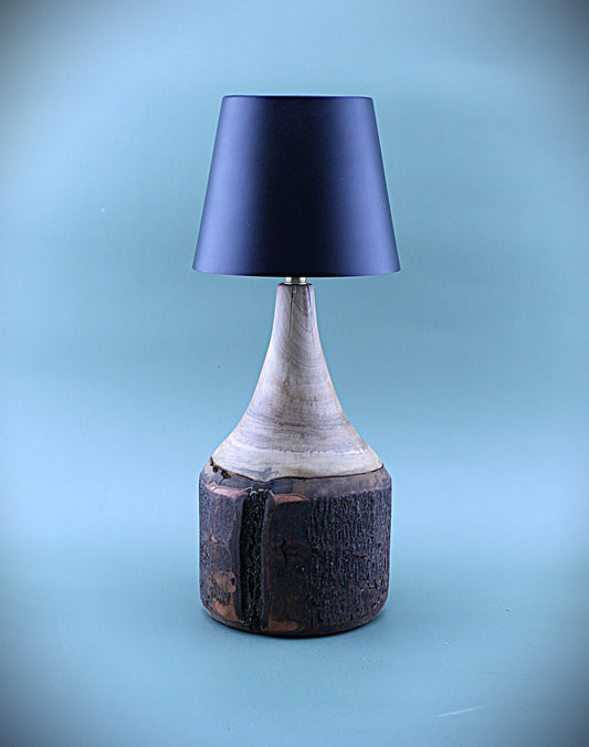 Handcrafted Wood LED Cordless Lamp
