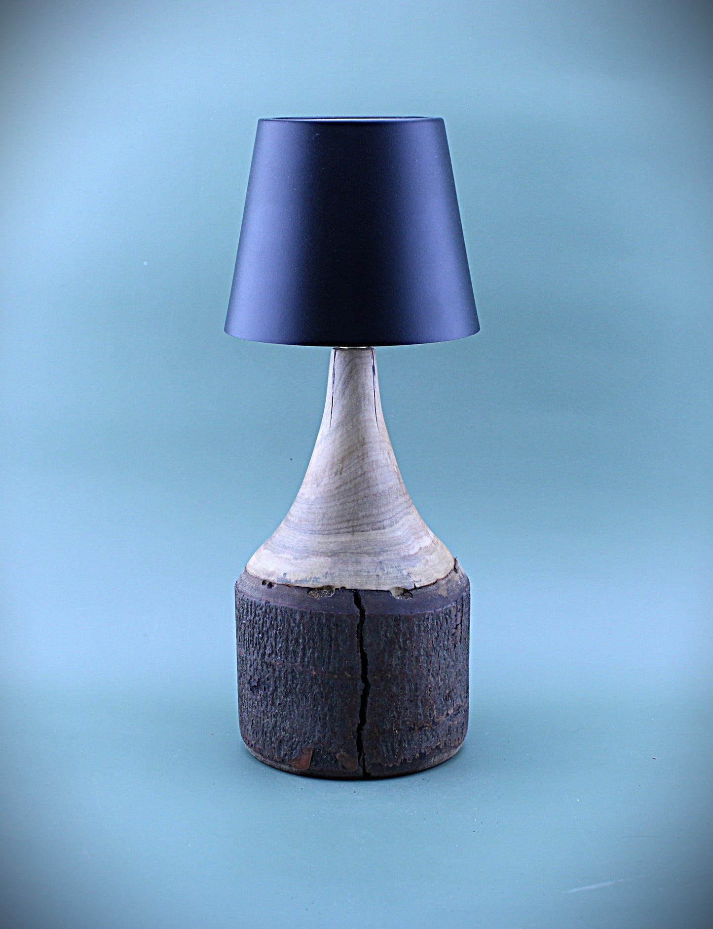 Handcrafted Wood LED Cordless Lamp