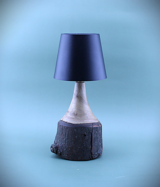 Handcrafted Wood LED Cordless Lamp