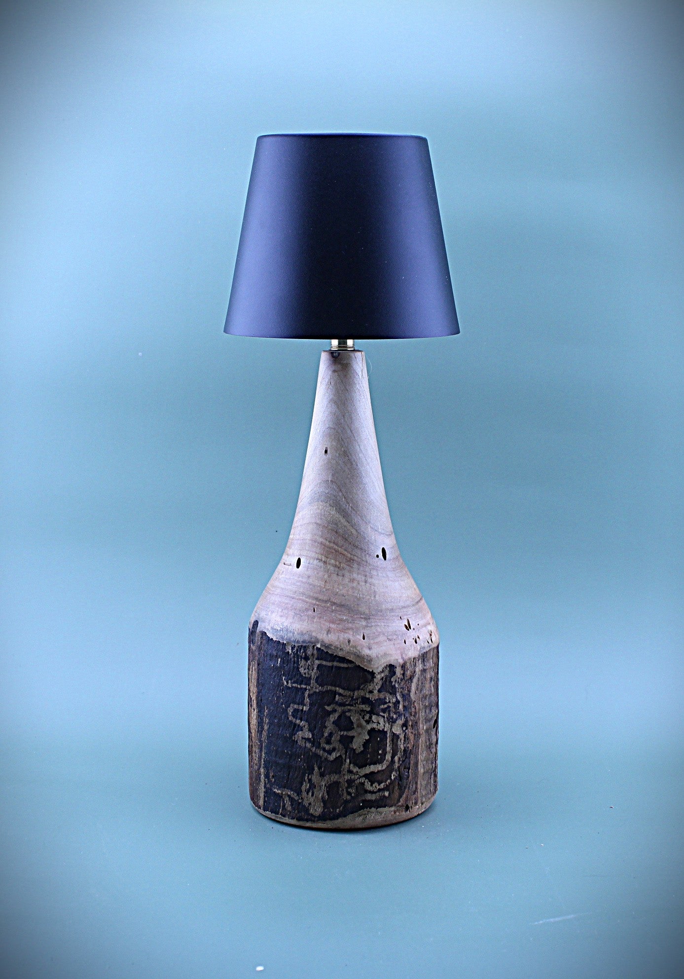 Handcrafted Wood LED Cordless Lamp