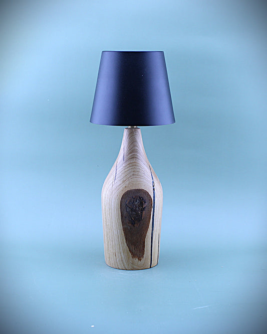 Handcrafted Wood LED Cordless Lamp