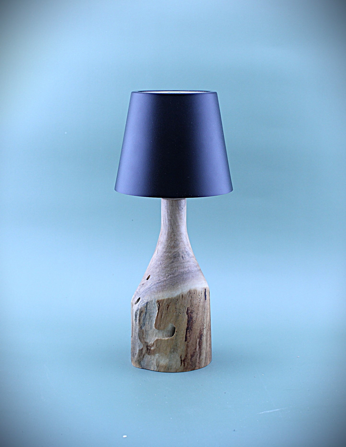 Handcrafted Wood LED Cordless Lamp