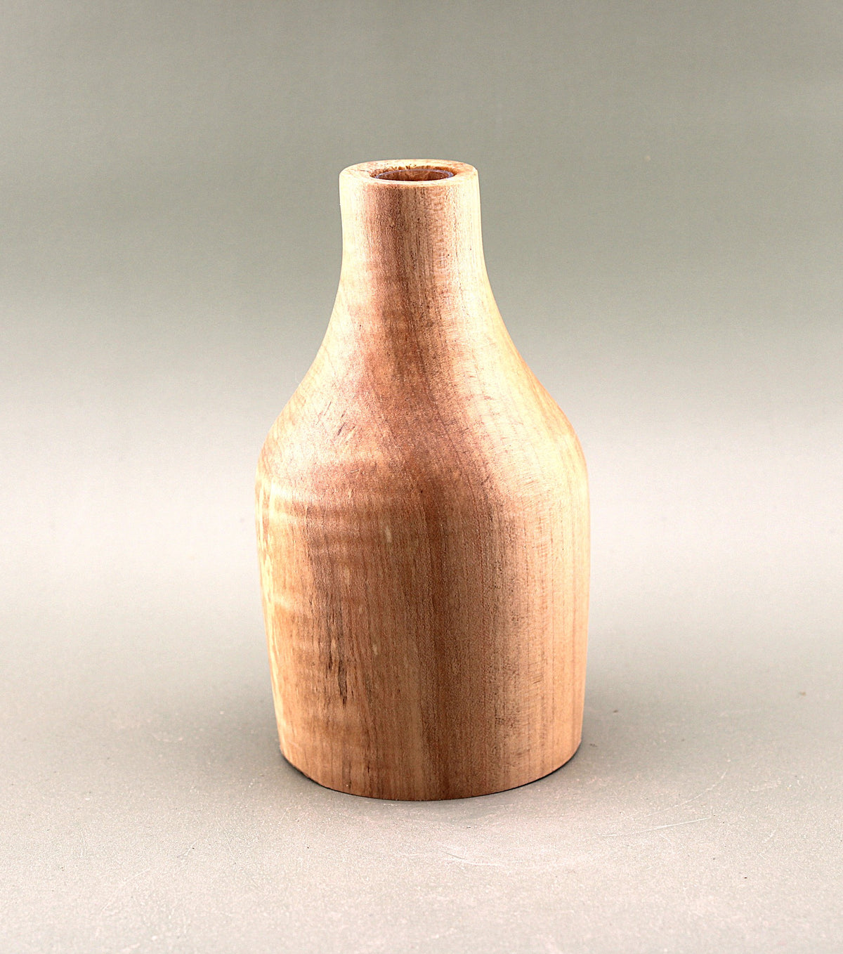 Hand Turned Maple Wood Bud Vase