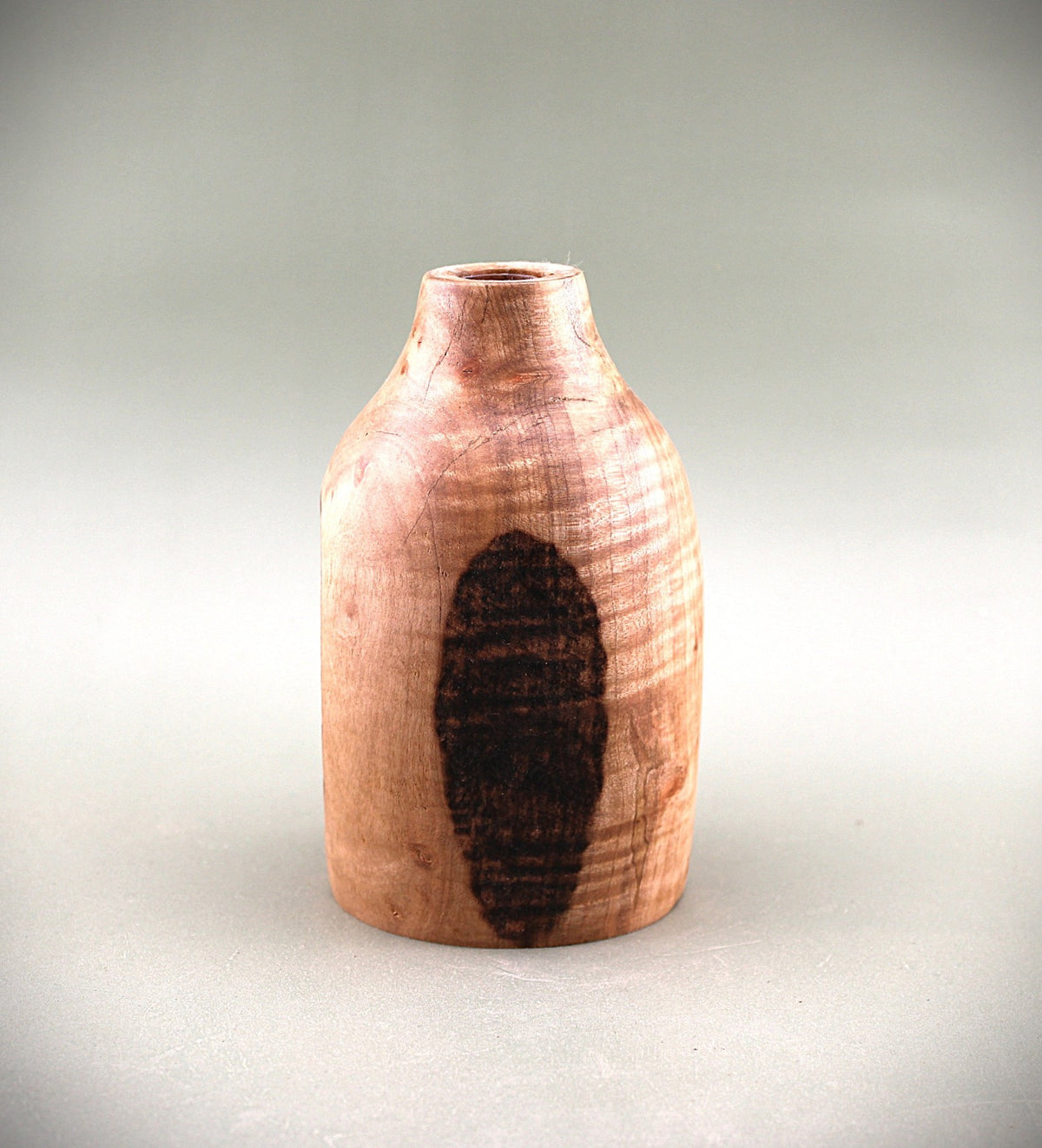 Hand Turned Maple Wood Bud Vase