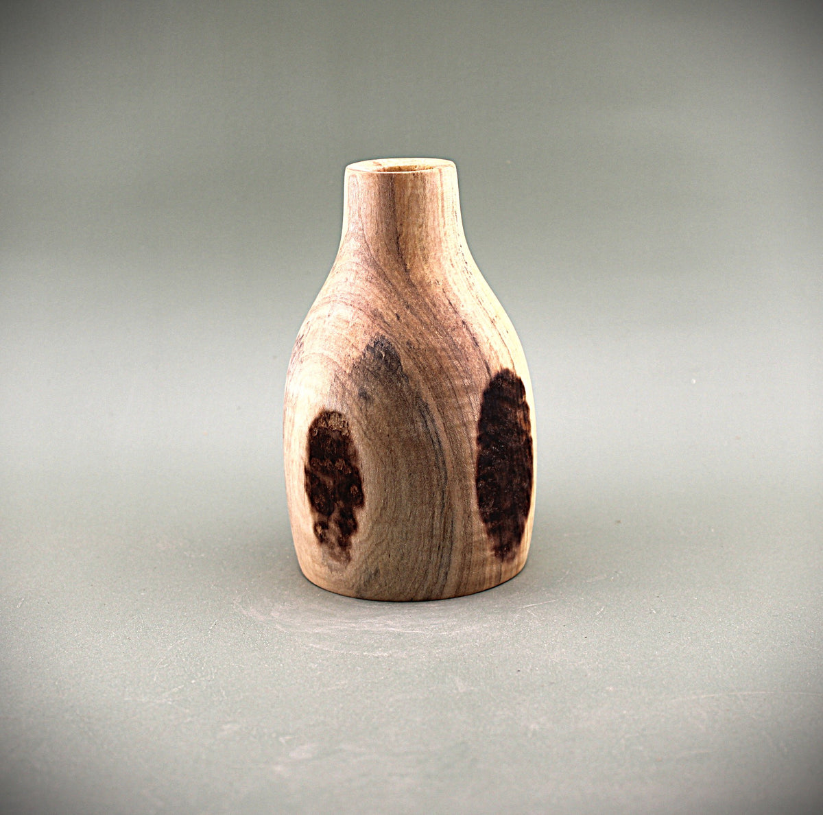 Hand Turned Maple Wood Bud Vase