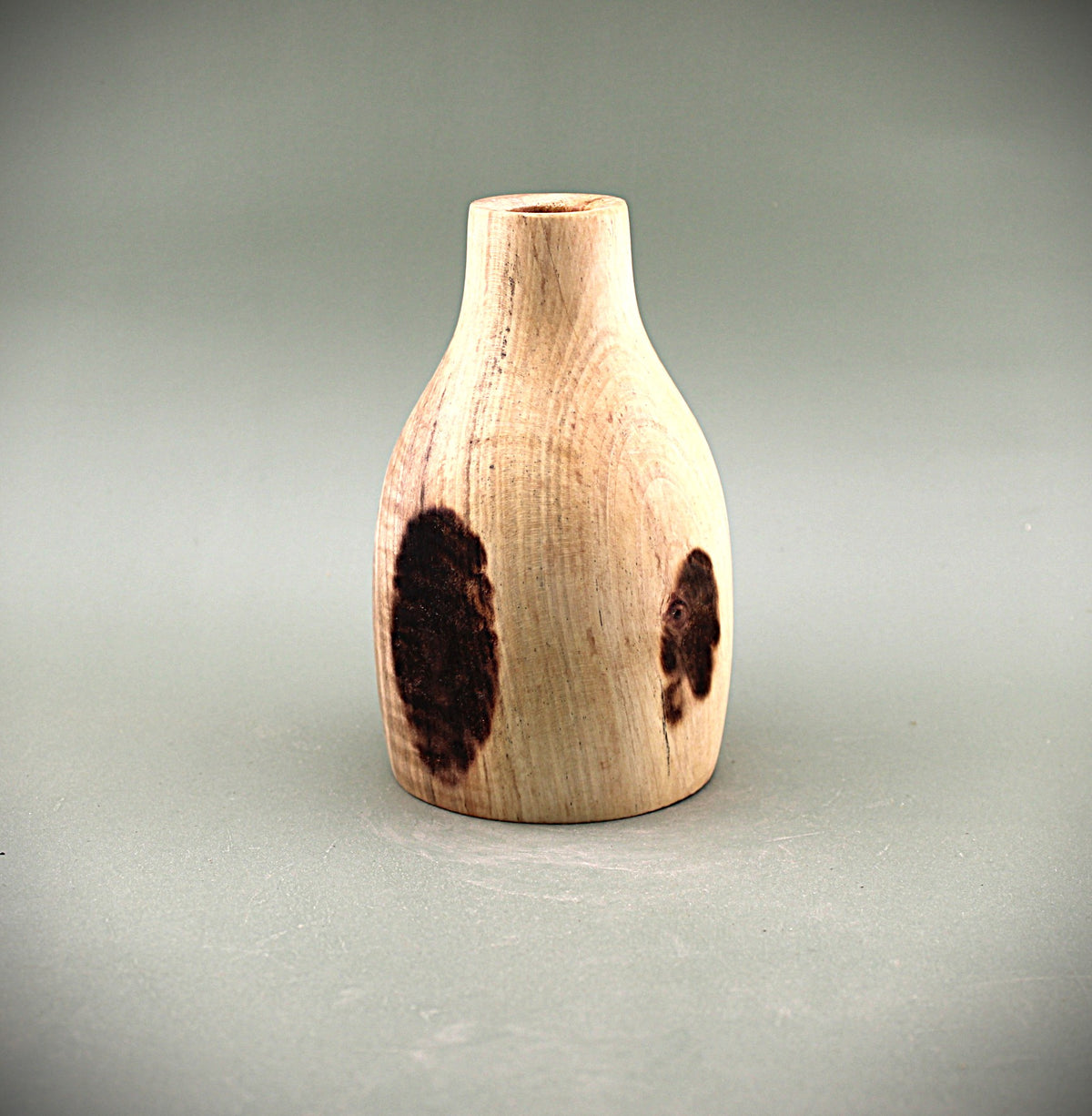 Hand Turned Maple Wood Bud Vase