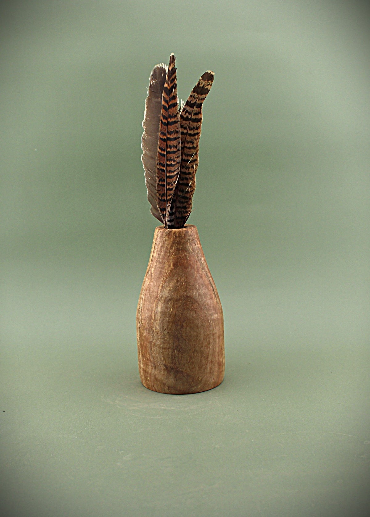 Hand Turned Maple Wood Bud Vase