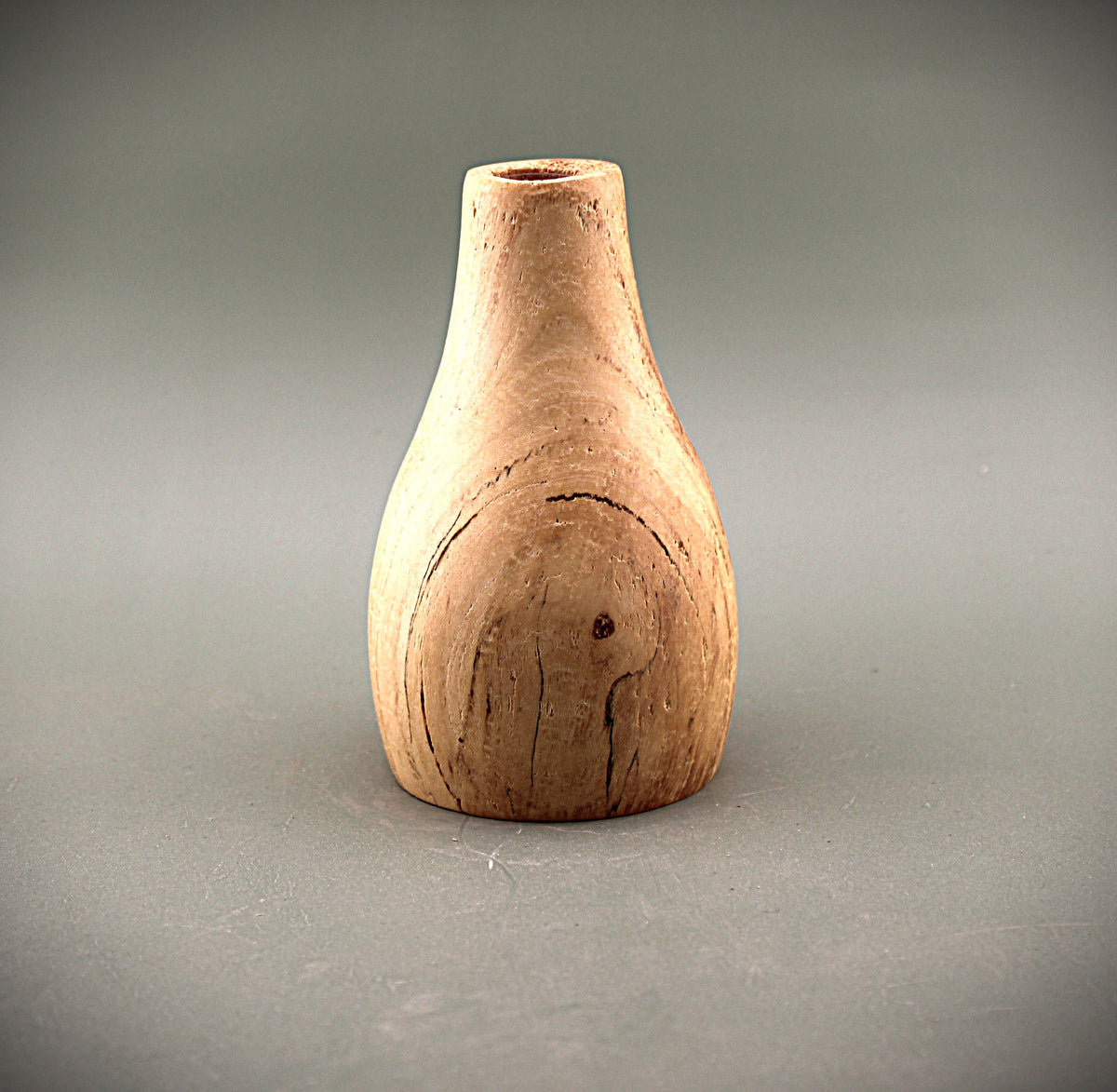 Hand Turned Maple Wood Bud Vase