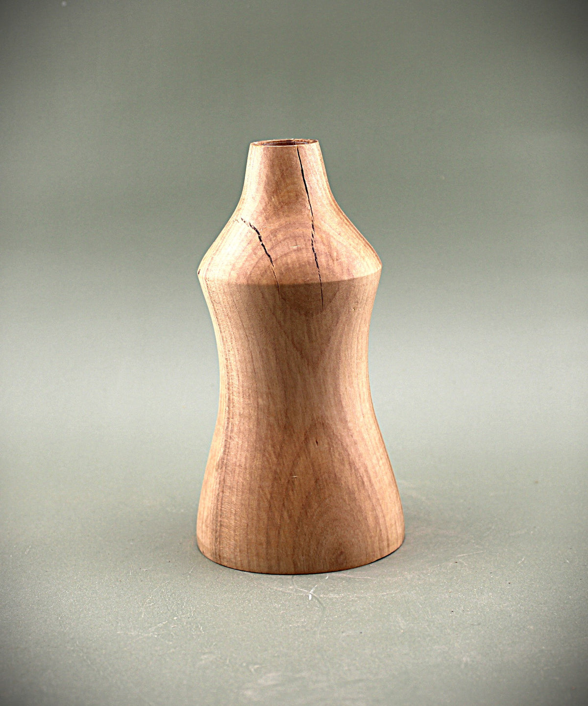 Hand Turned Maple Wood Bud Vase