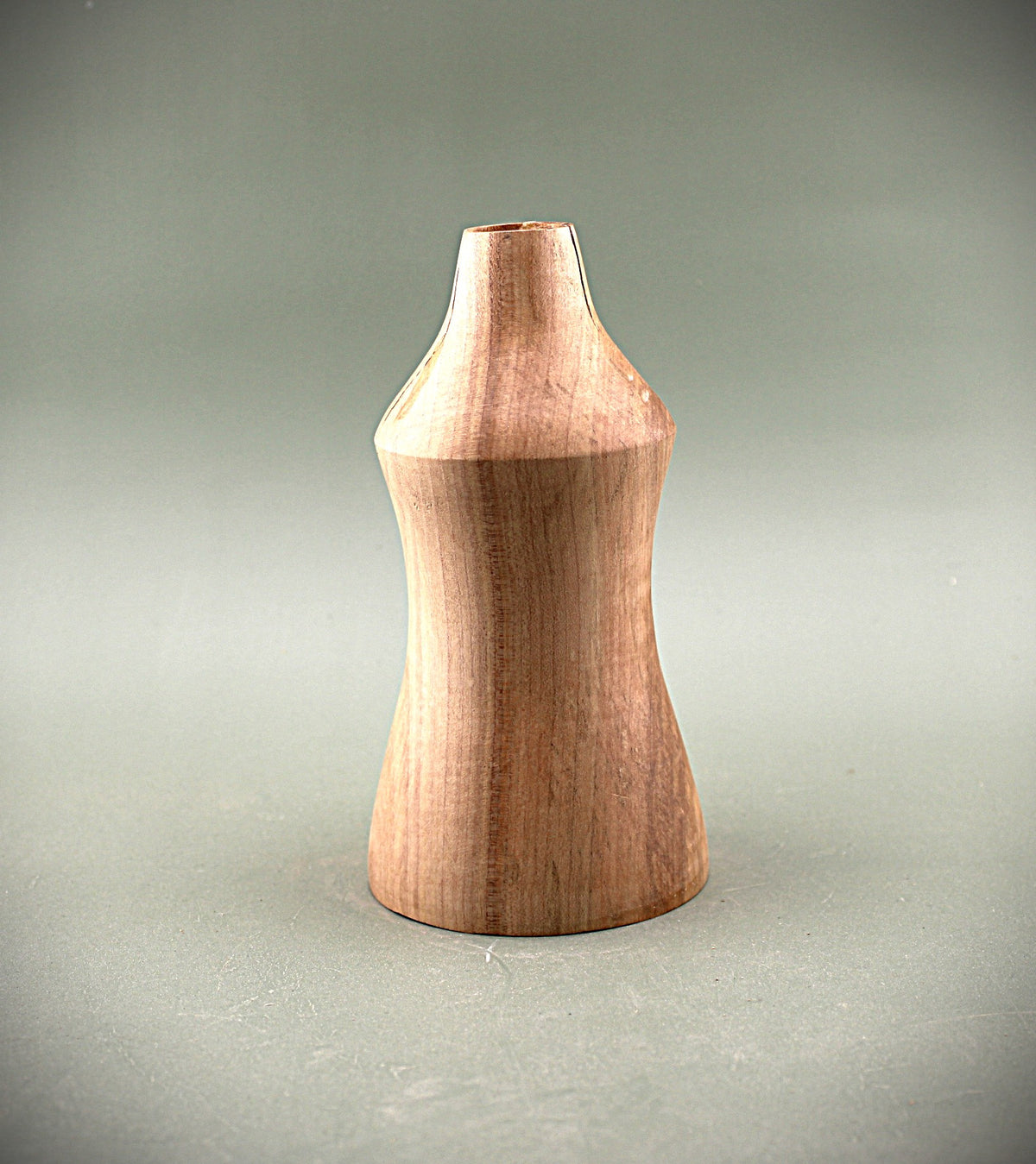 Hand Turned Maple Wood Bud Vase