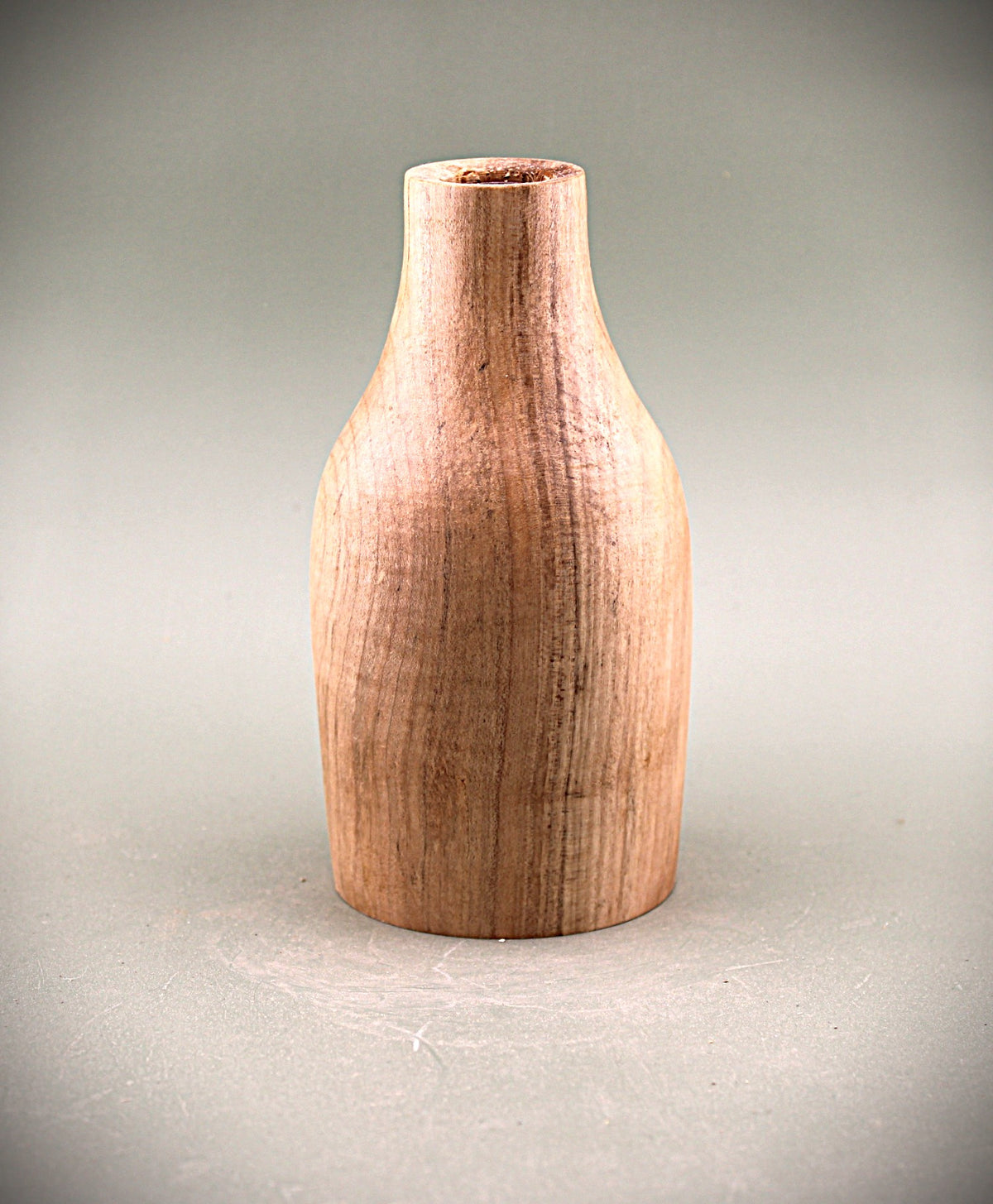 Hand Turned Maple Wood Bud Vase