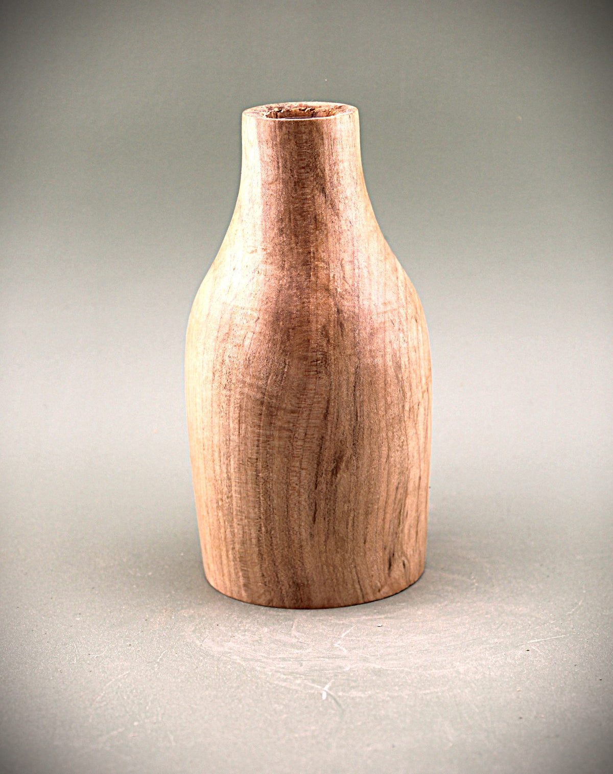 Hand Turned Maple Wood Bud Vase